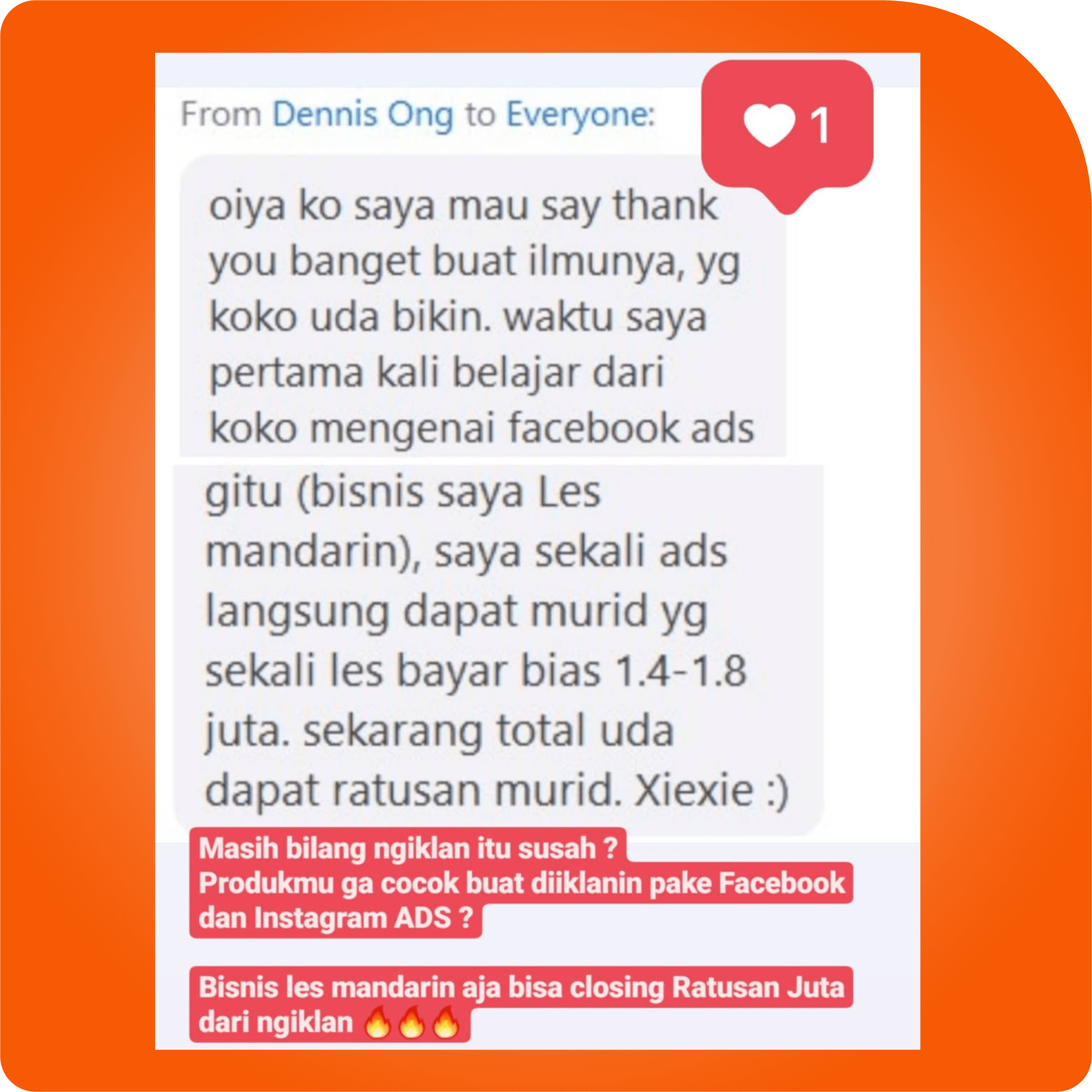 Testimoni Member MOC A 16