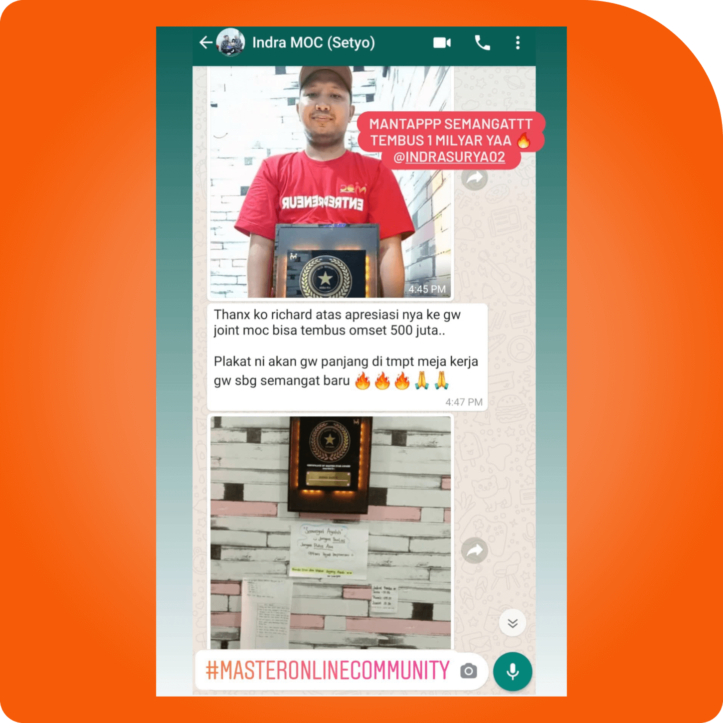 Testimoni Member MOC A 22