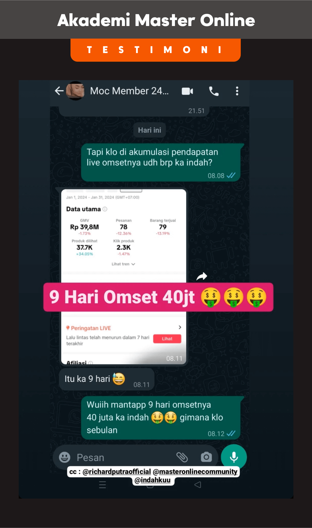 Testimoni Member MOC A 38