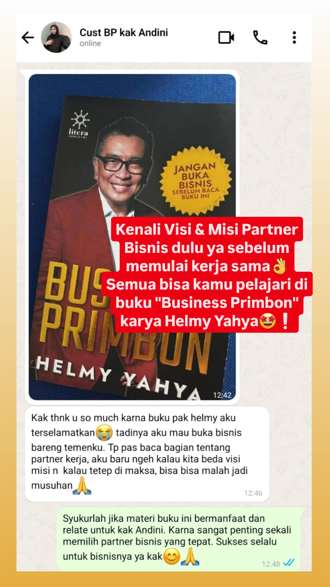TESTI BUSINESS PRIMBON 5
