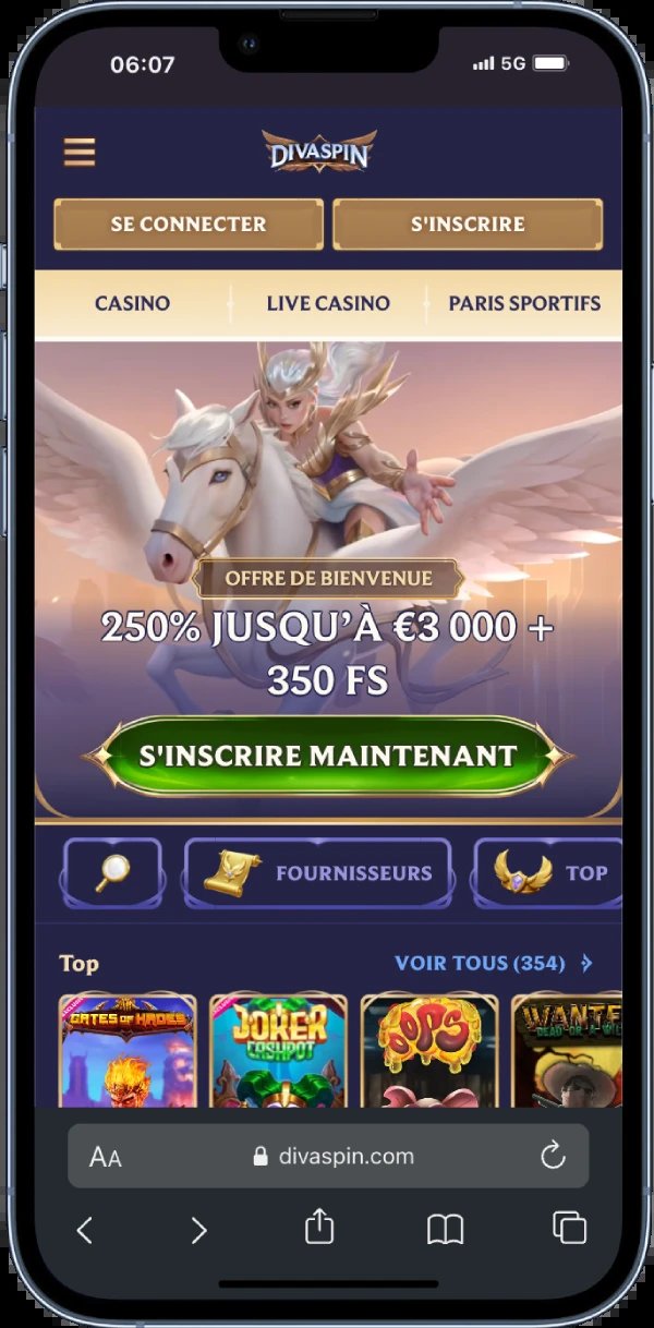 Découvrez les Bonnes et Les Mauvaises de Divaspin Casino en Ligne en France